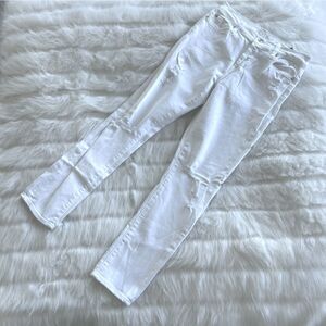 Seven For All Mankind White Distressed Jeans (25)